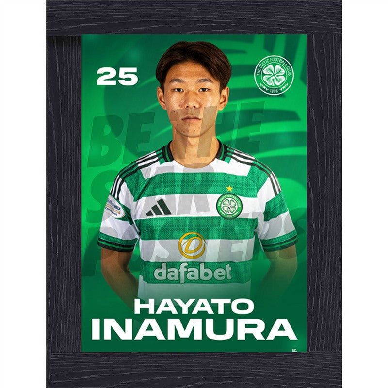 Celtic FC Hayato Inamura 25/26 Headshot Poster