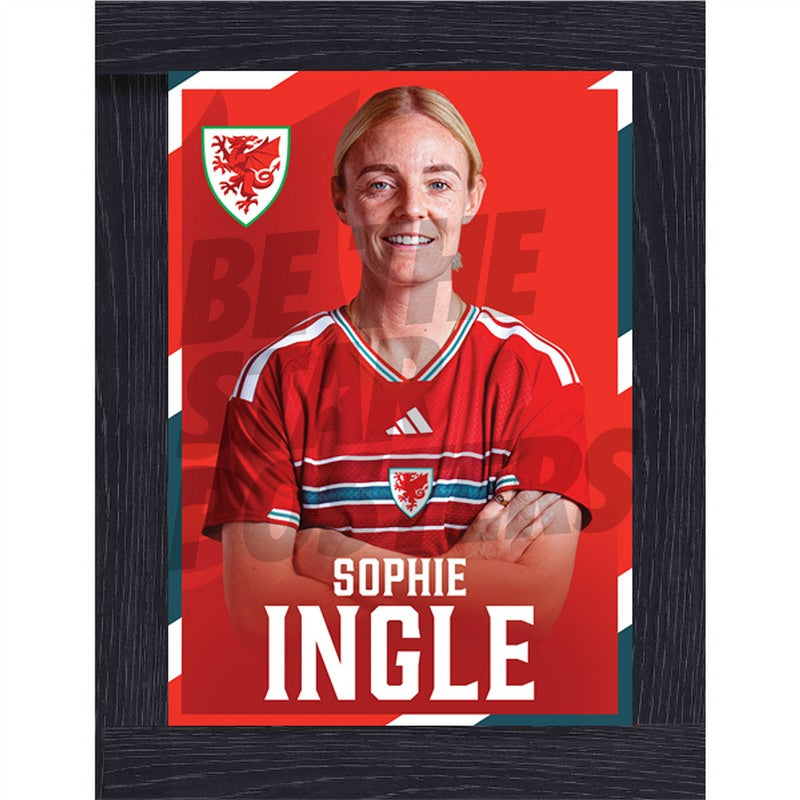 Wales Women Sophie Ingle 2026 Headshot Poster