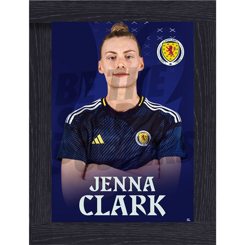 Scotland Jenna Clark 24/25 Home Headshot Poster