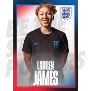 Lionesses James 25/26 Away Headshot Poster