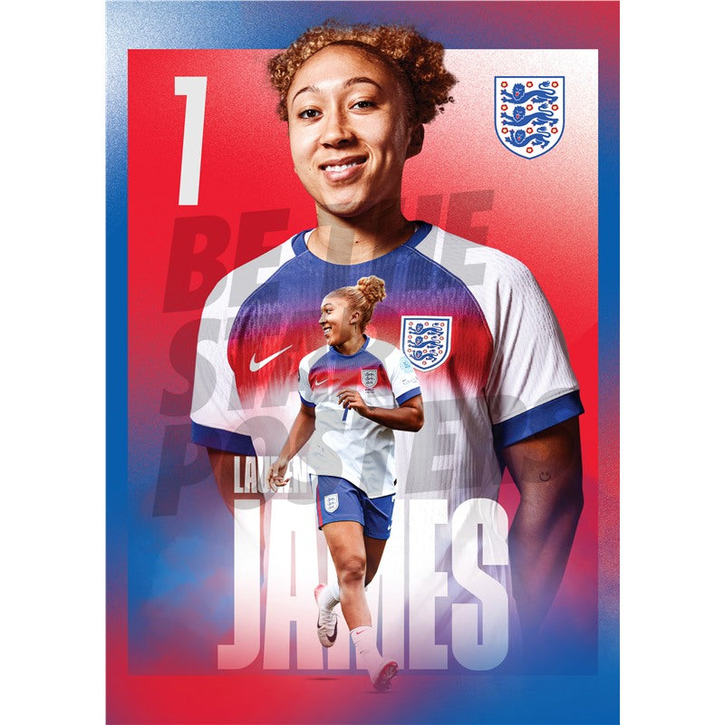 Lionesses James 25/26 Action Poster