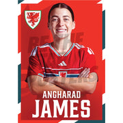 Wales Women Angharad James 2026 Headshot Poster