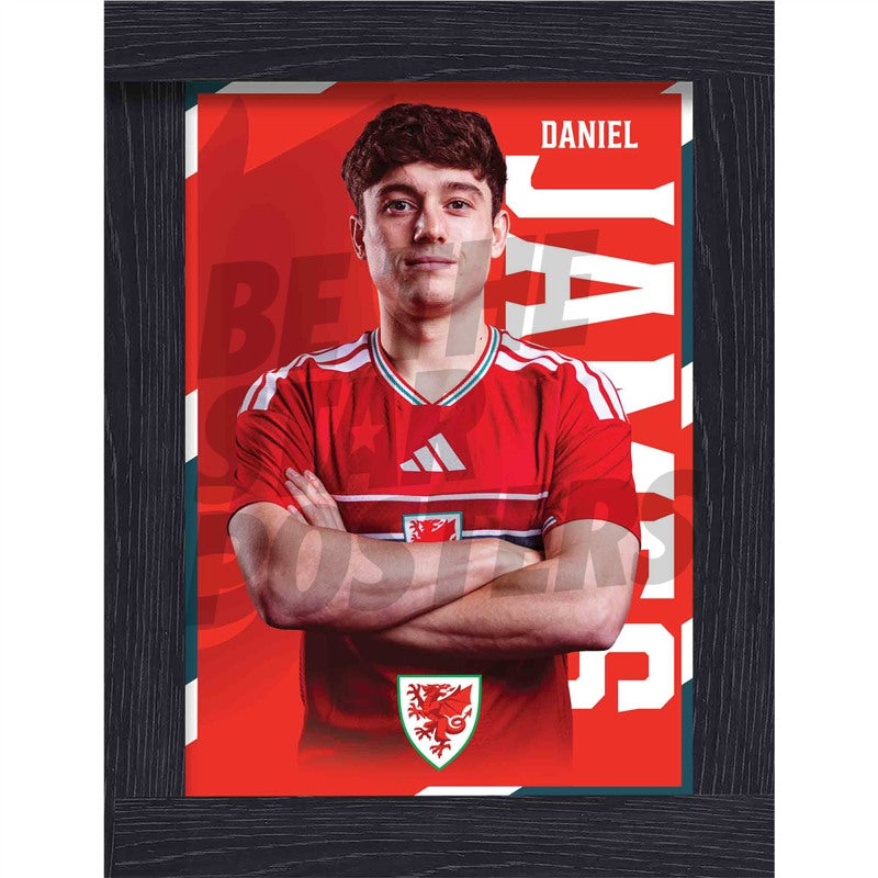 Wales Daniel James 2026 Headshot Poster