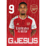 Arsenal FC Jesus 23/24 Headshot Poster