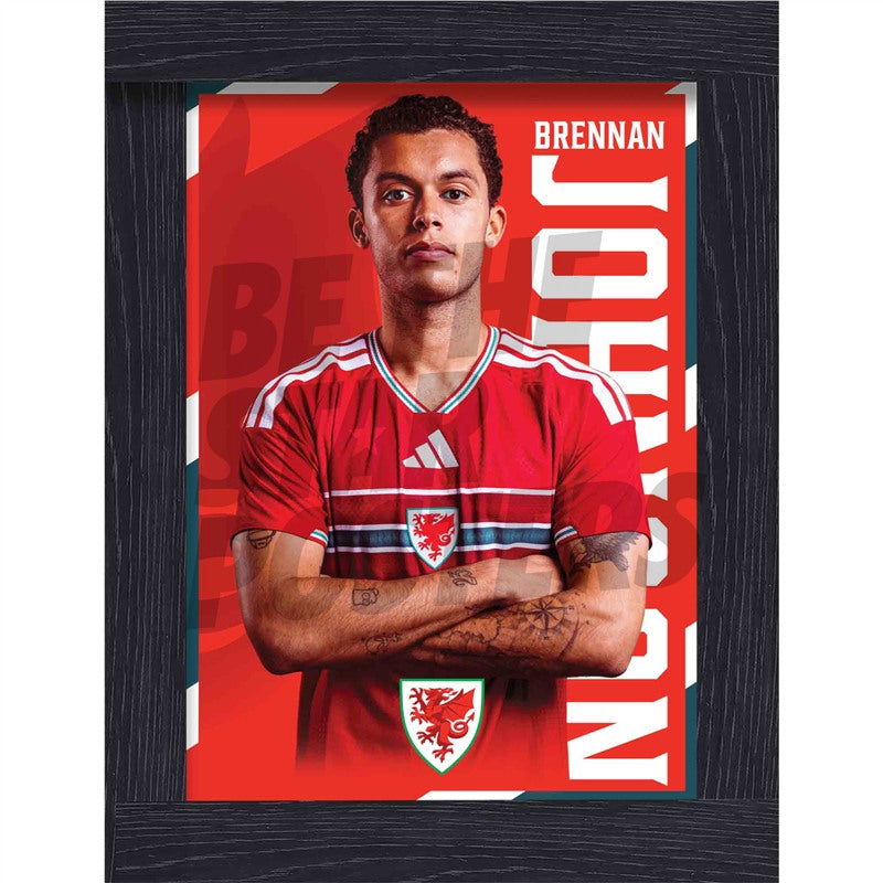 Wales Brennan Johnson 2026 Headshot Poster