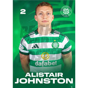 Celtic FC Alistair Johnston 25/26 Headshot Poster