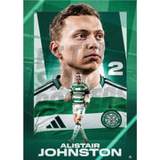 Celtic FC Johnston 24/25 Action Poster