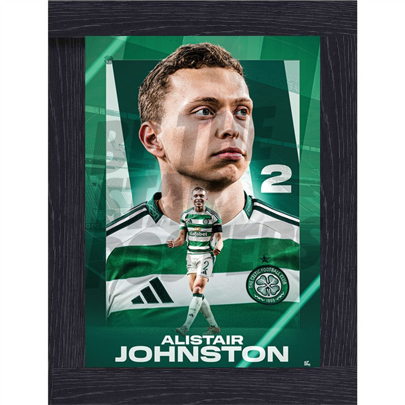Celtic FC Johnston 24/25 Action Poster