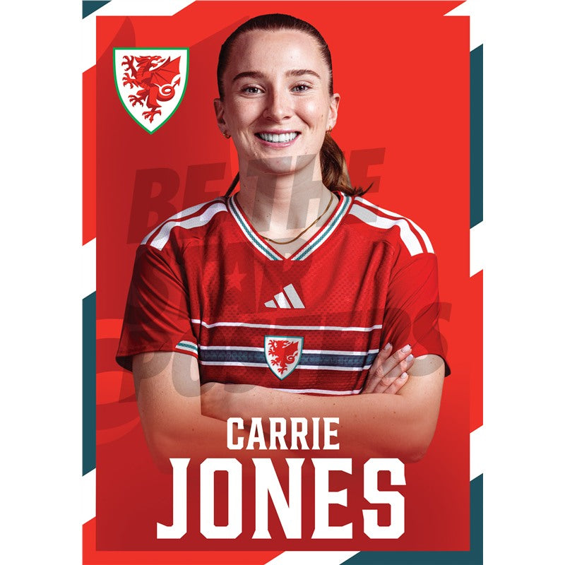 Wales Women Carrie Jones 2026 Headshot Poster