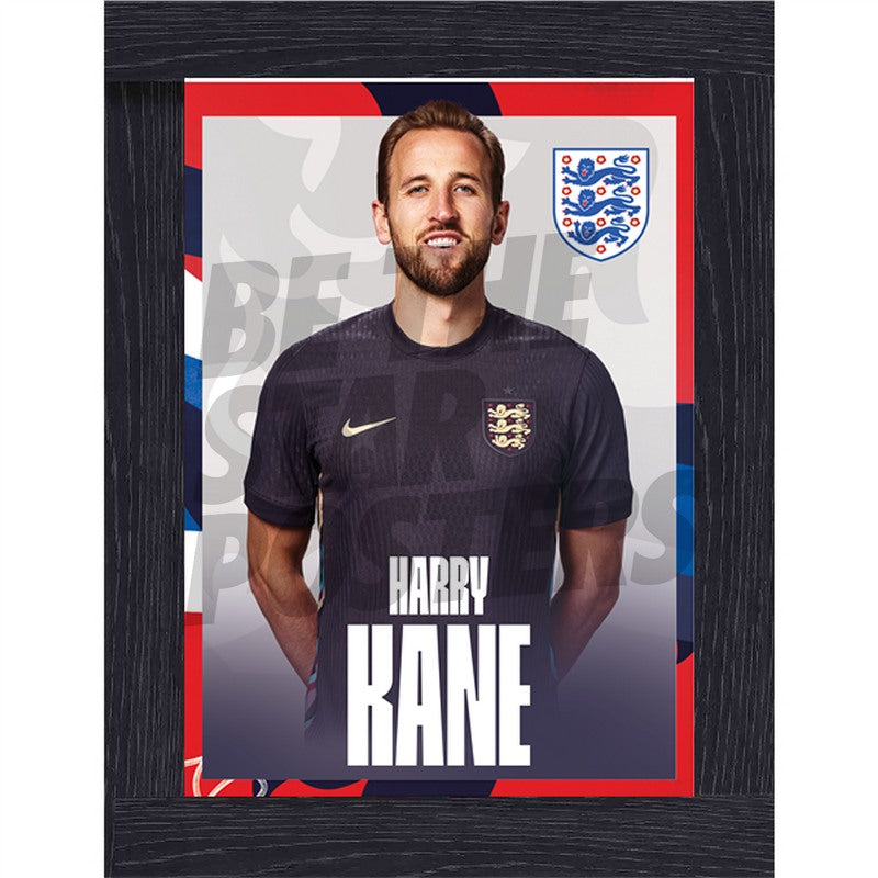 England Kane 24/25 Away Headshot Poster