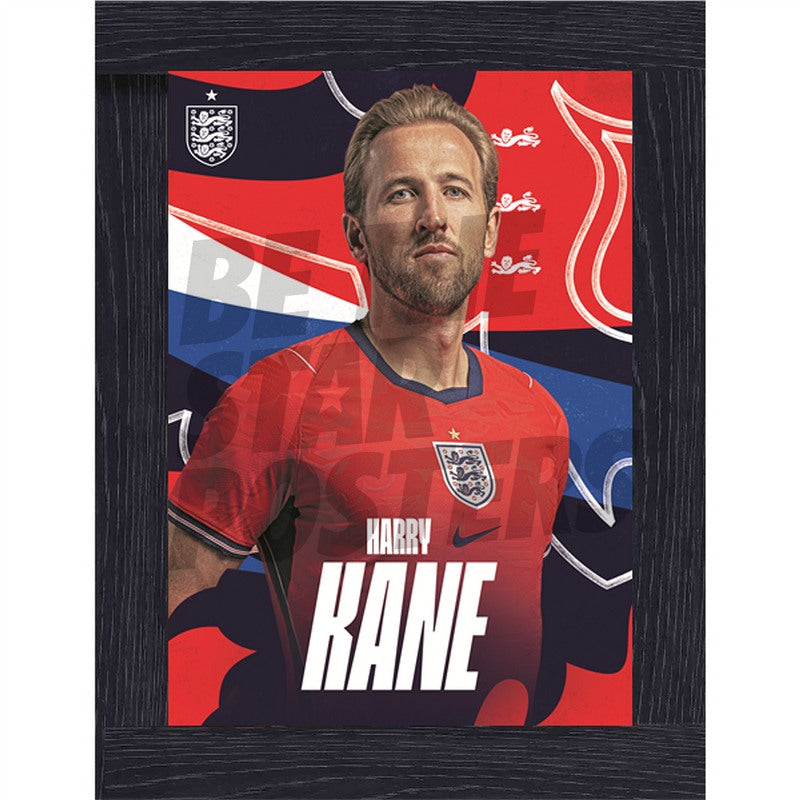 Harry Kane England 26/27 Away Headshot Poster