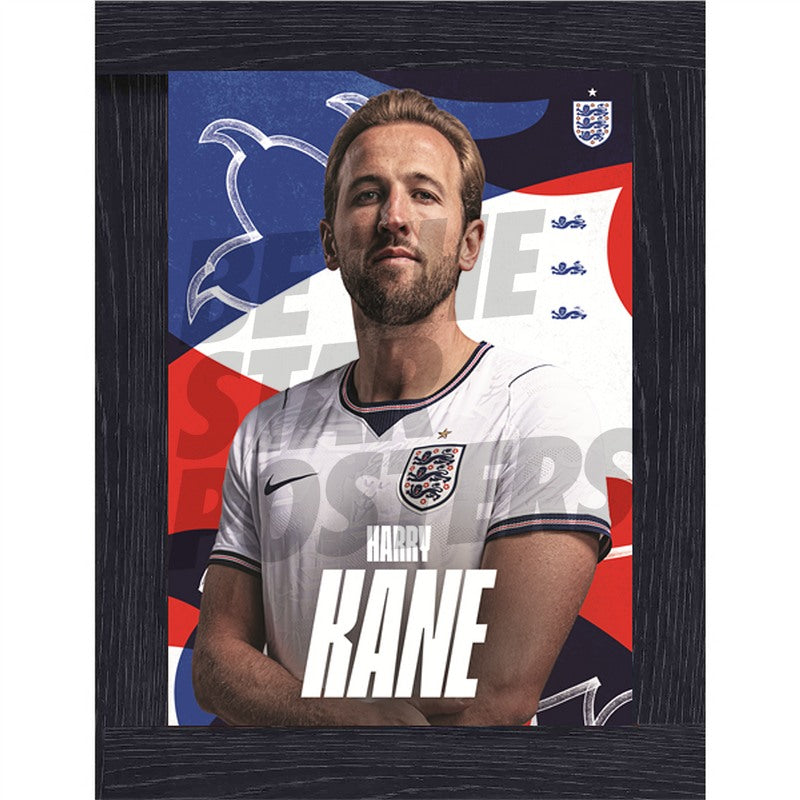 Harry Kane England 26/27 Home Headshot Poster