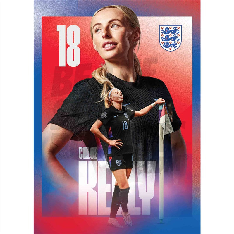 Lionesses Kelly 25/26 Away Action Poster