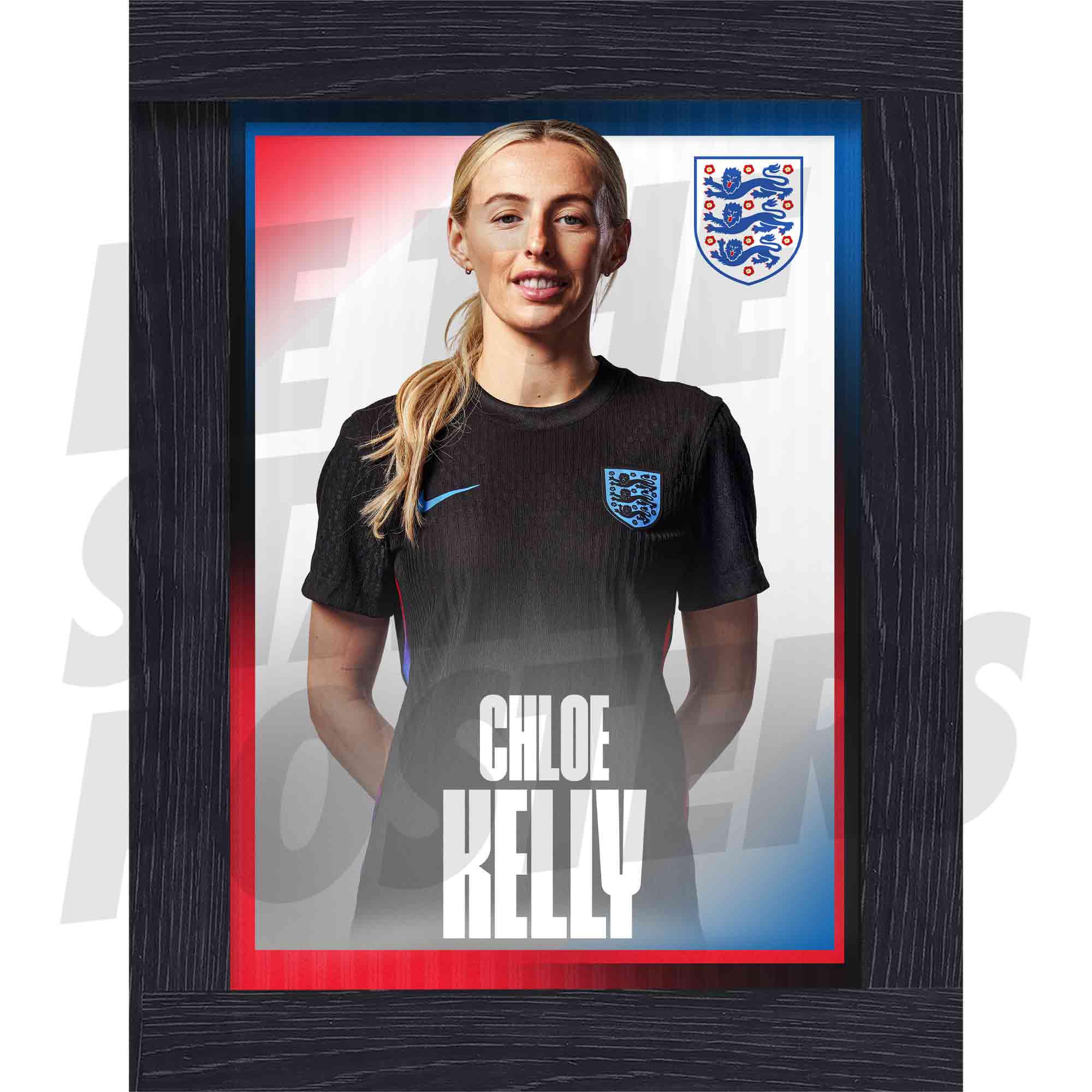 Lionesses Kelly 25/26 Away Headshot Poster
