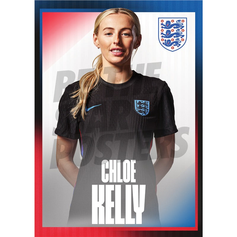 Lionesses Kelly 25/26 Away Headshot Poster