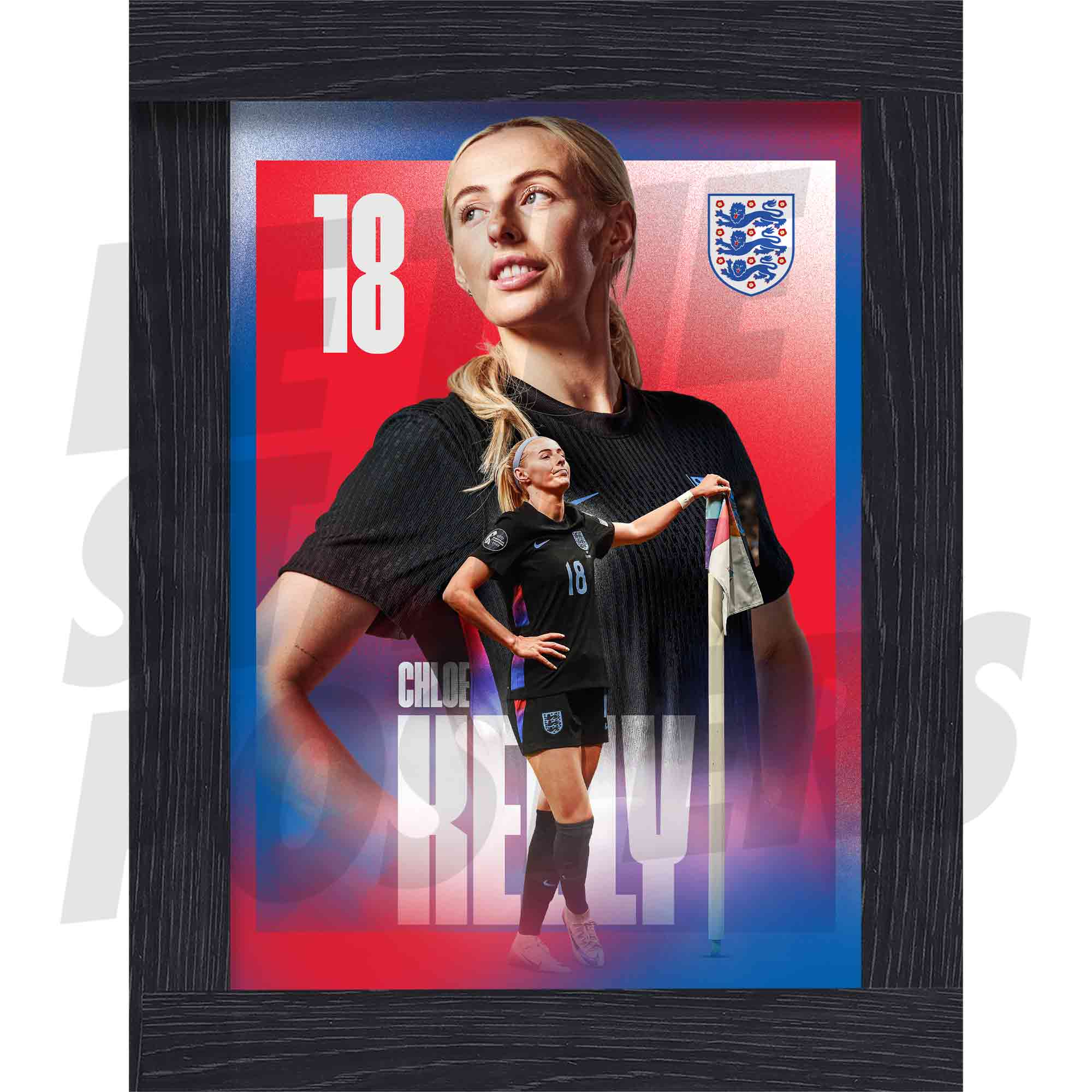 Lionesses Kelly 25/26 Away Action Poster