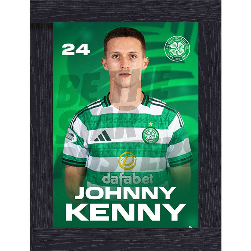 Celtic FC Johnny Kenny 25/26 Headshot Poster
