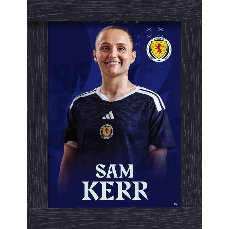 Scotland Sam Kerr 25/26 Headshot Poster
