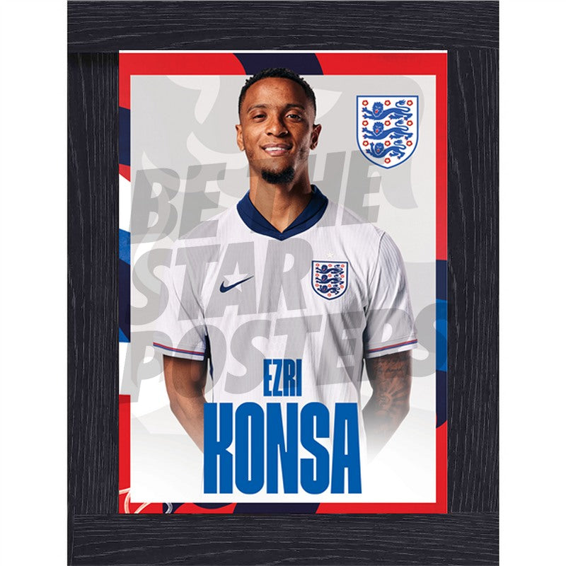 England Konsa 24/25 Home Headshot Poster