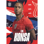 Ezri Konsa England 26/27 Away Headshot Poster