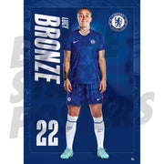 Chelsea Women FC Lucy Bronze 25/26 Headshot Poster