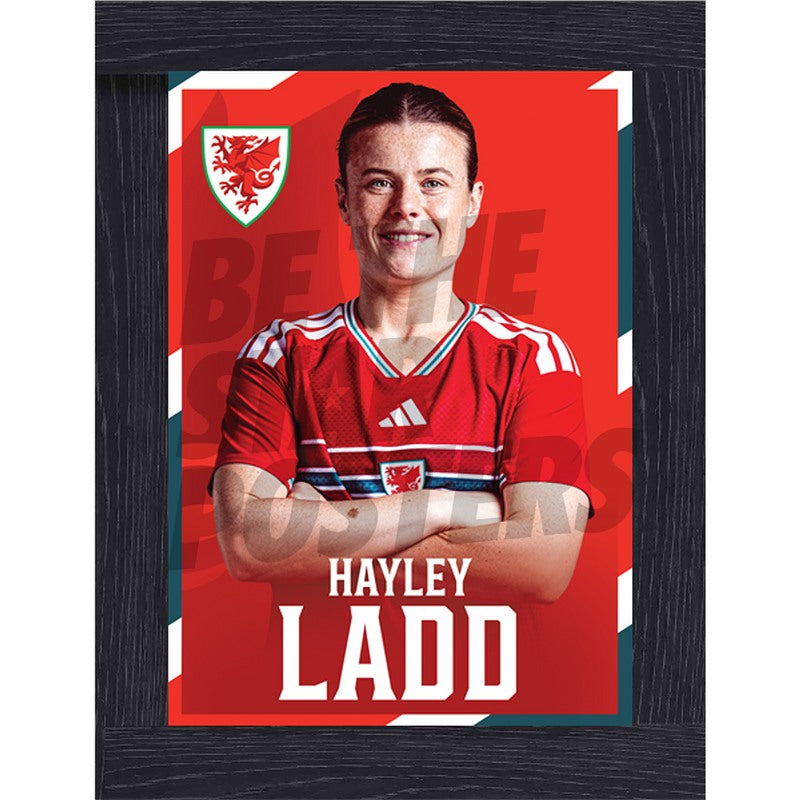 Wales Women Hayley Ladd 2026 Headshot Poster