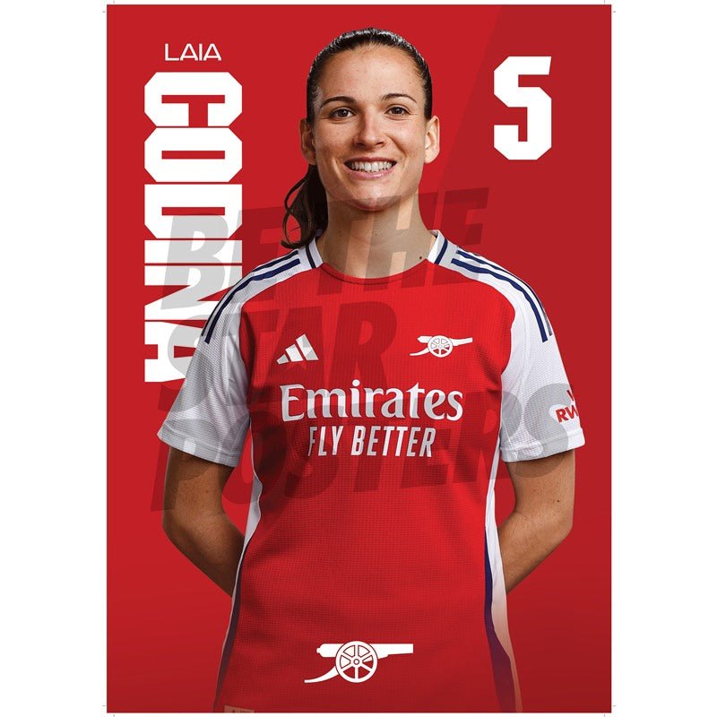 Arsenal FC Codina 24/25 Headshot Poster