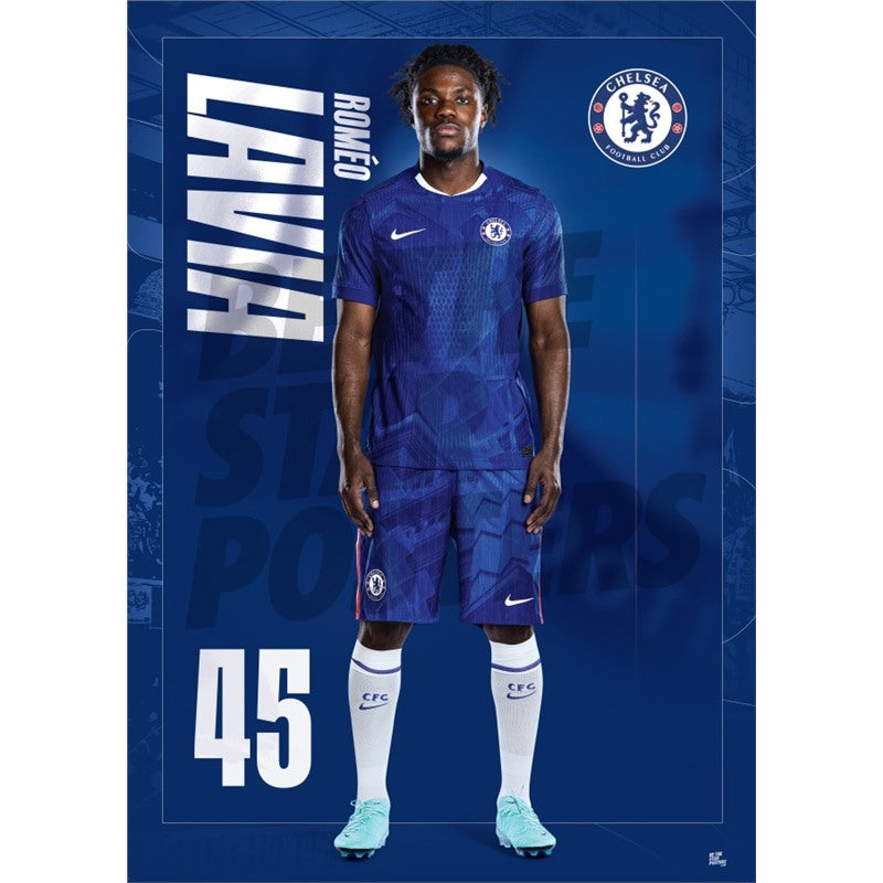 Chelsea FC Lavia 25/26 Headshot Poster