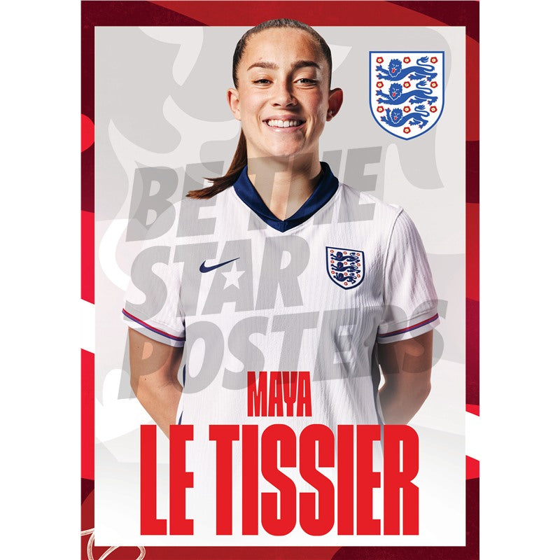 Lionesses Le Tissier 24/25 Headshot Poster