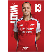 Arsenal FC Walti 24/25 Headshot Poster