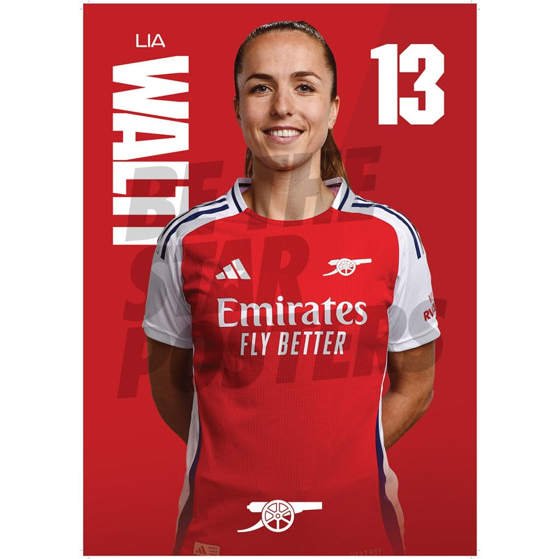 Arsenal FC Walti 24/25 Headshot Poster