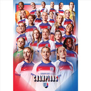 Lionesses European Champions Player Montage Poster