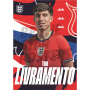 Tino Livramento England 26/27 Away Headshot Poster