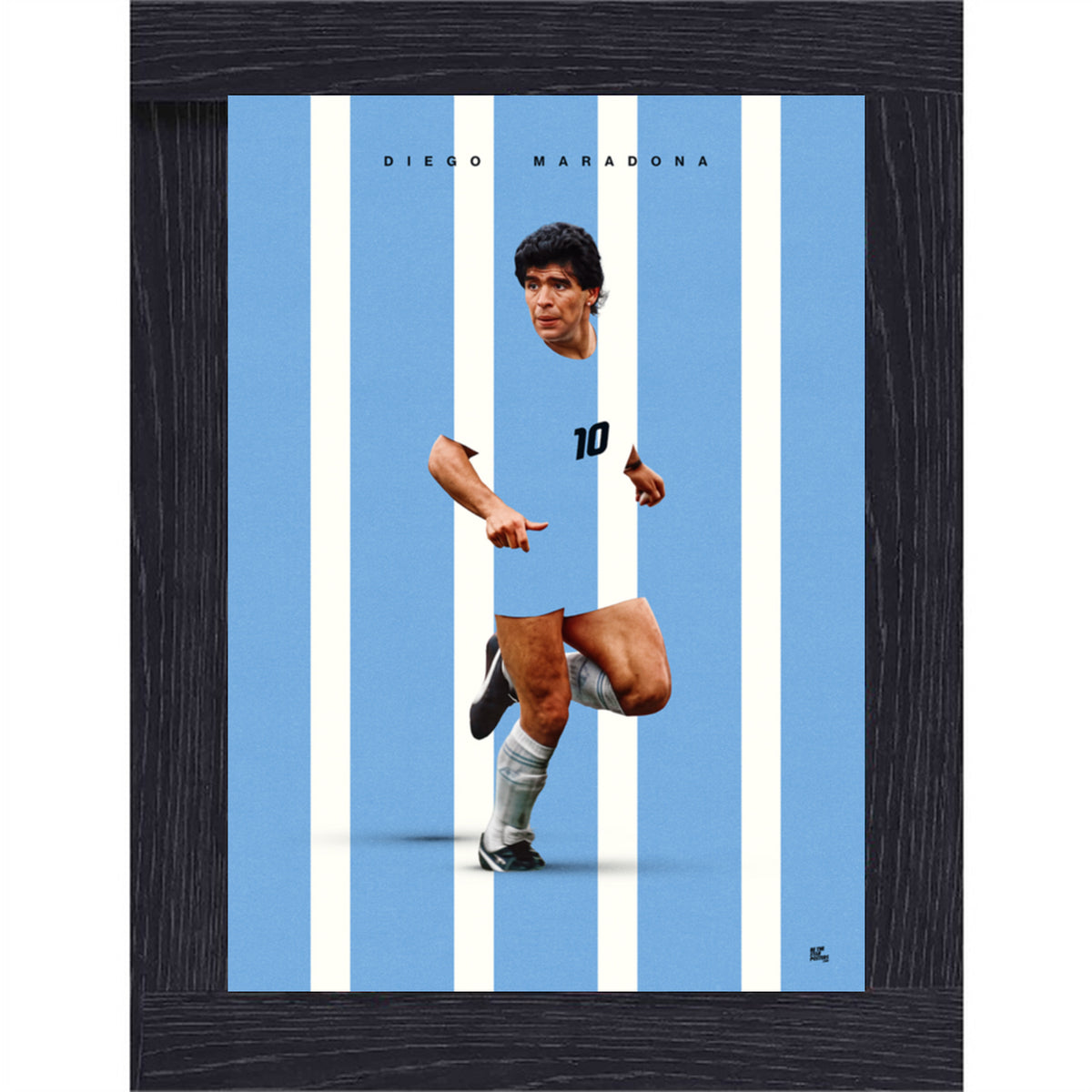 Diego Maradona World Football Icons Poster