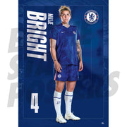Chelsea Women FC Millie Bright 25/26 Headshot Poster