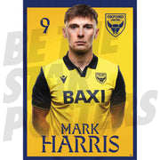 Oxford United FC Mark Harris 25/26 Headshot Poster