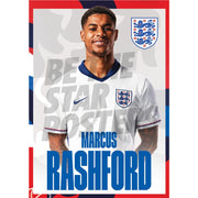 England Rashford 24/25 Home Headshot Poster