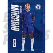 Chelsea Women FC Catarina Macario 25/26 Headshot Poster