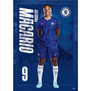 Chelsea Women FC Catarina Macario 25/26 Headshot Poster
