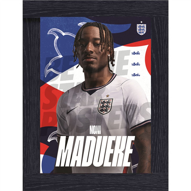 Noni Madueke England 26/27 Home Headshot Poster