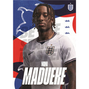 Noni Madueke England 26/27 Home Headshot Poster
