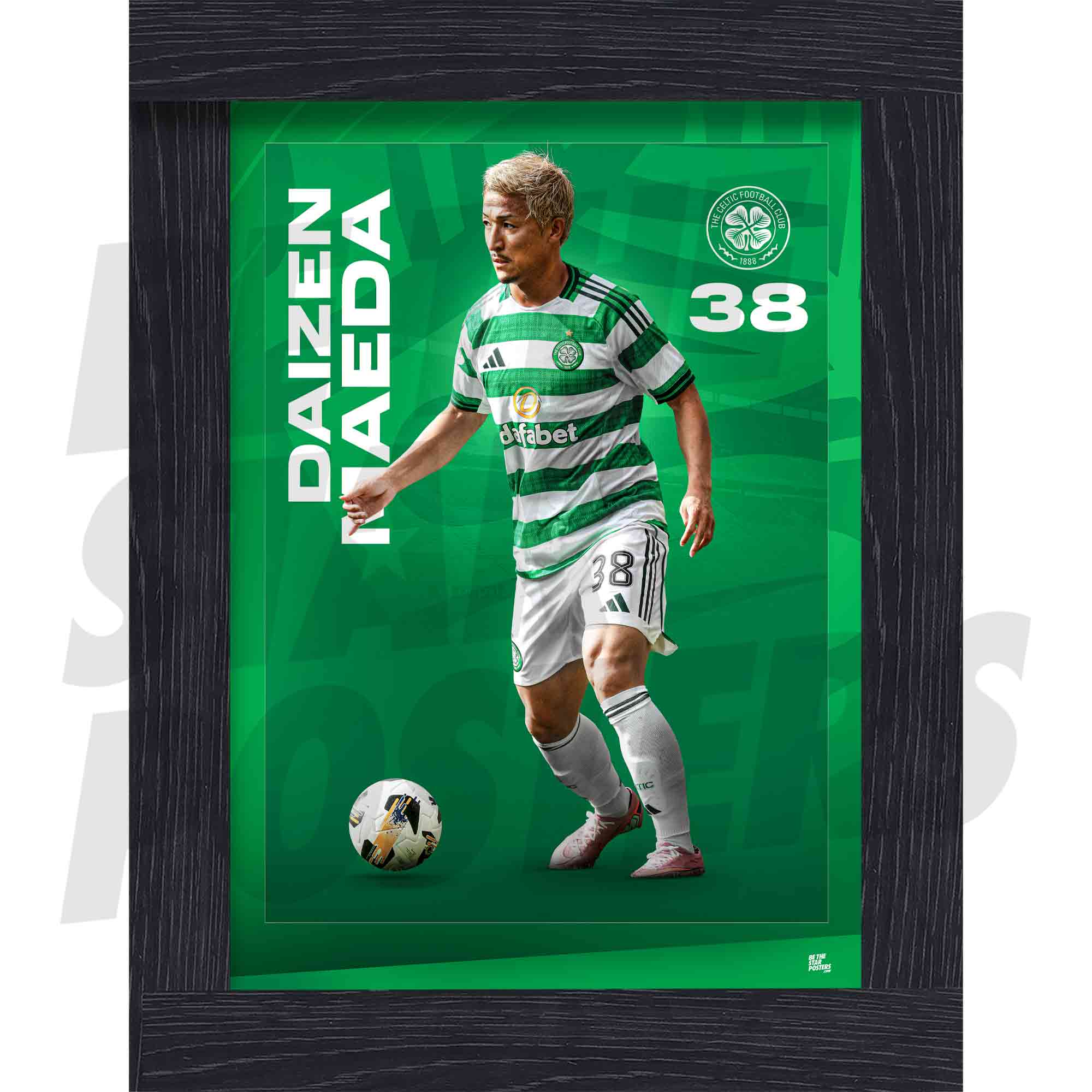 Celtic FC Maeda 25/26 Action Poster