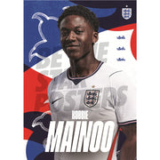 Kobbie Mainoo England 26/27 Home Headshot Poster