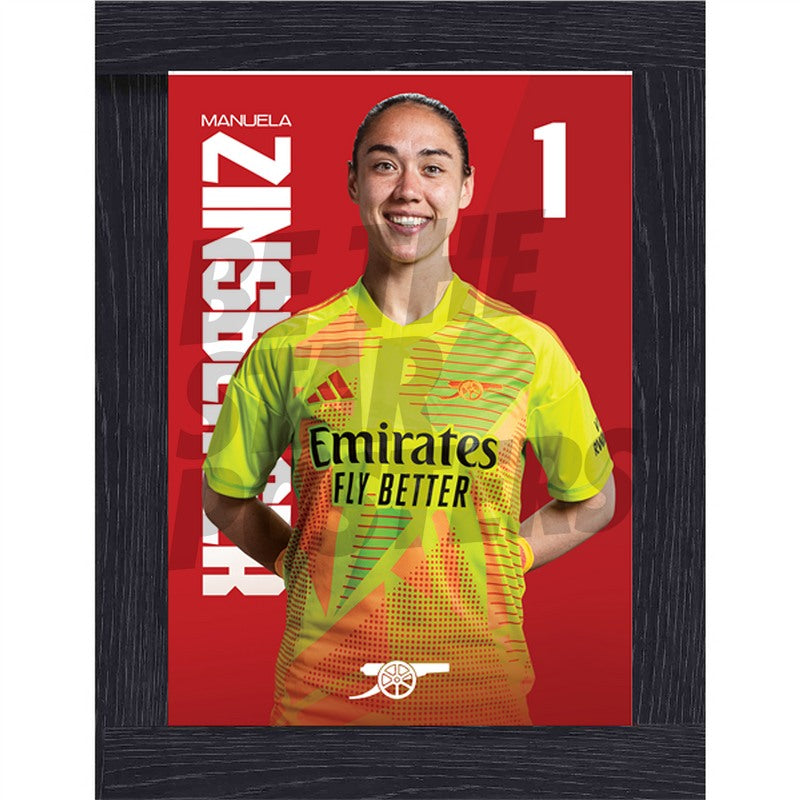 Arsenal FC Zinsberger 24/25 Headshot Poster