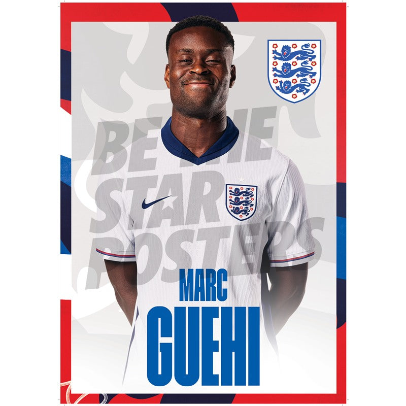 England Guehi 24/25 Home Headshot Poster