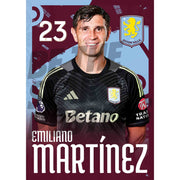 Aston Villa FC Emi Martinez 25/26 Headshot Poster