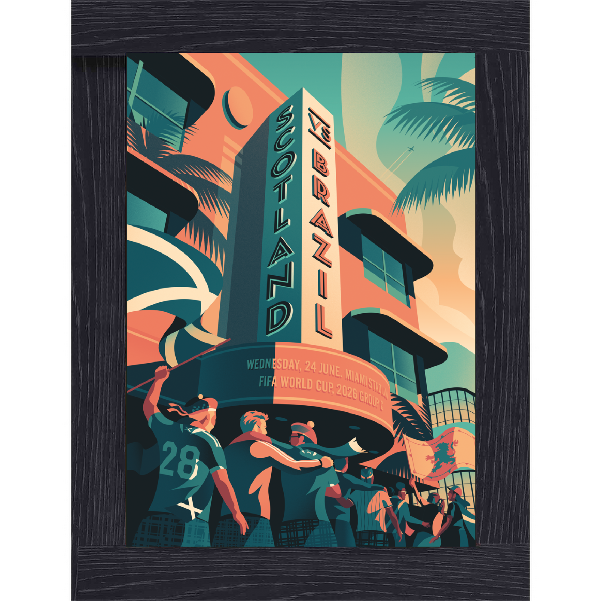 Scotland v Brazil Matchday Print | World Cup 2026 Series