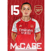 Arsenal Women FC McCabe 23/24 Headshot Poster