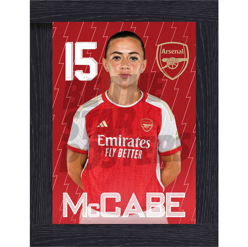 Arsenal Women FC McCabe 23/24 Headshot Poster