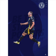 Scotland John McGinn 24/25 Action Poster